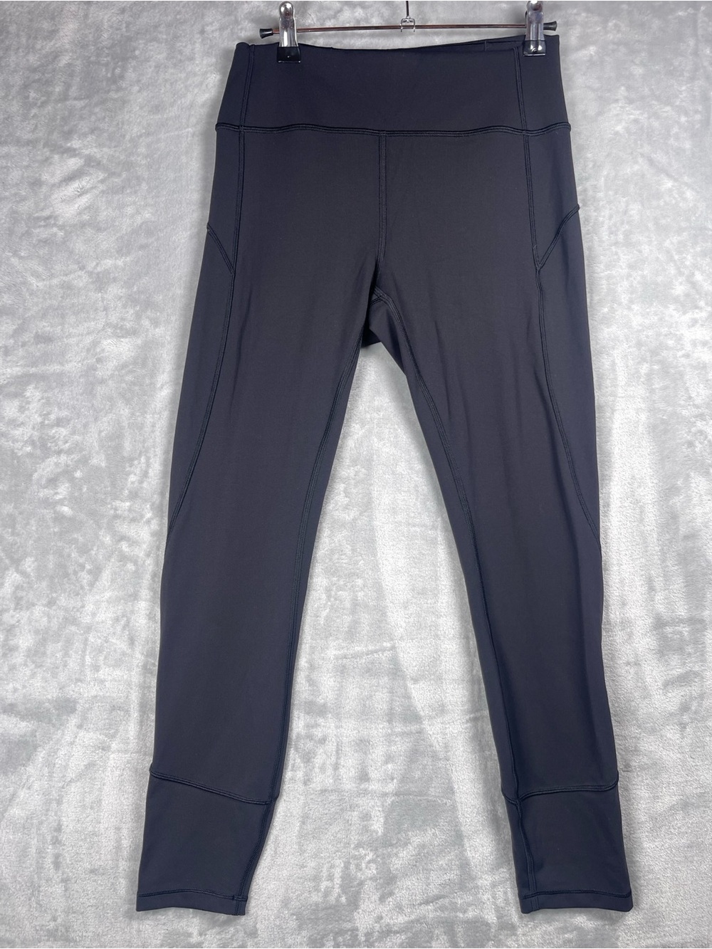 lululemon athletica Women’s Charcoal Black Active Leggings, Size 8